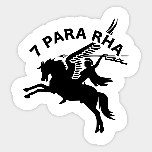 7th Parachute Regiment Royal Horse Artillery (subdued) Sticker by Firemission45